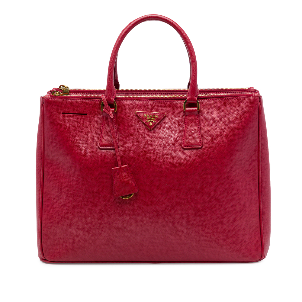 Pre-Loved Prada Large Saffiano Lux Galleria Double Zip Tote